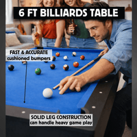 The Ashford 6' Portable Folding Pool Table