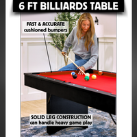 The Ashford 6' Portable Folding Pool Table