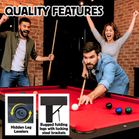 The Ashford 6' Portable Folding Pool Table