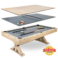 The Rockford 7' Multi-Game Billiards Table