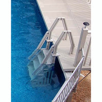 Vinyl Works Deluxe 32 Inch In-Pool Step for Above Ground Pools in White