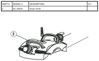 Replacement Part AC 20370 - Stinger Handle