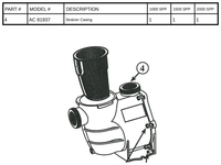 Replacement Part AC 81937 - Strainer Casing