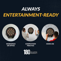 Magnum Electronic Soft Tip Dart Board and Darts Set Official 18" Regulation Size