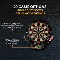 Magnum Electronic Soft Tip Dart Board and Darts Set Official 18" Regulation Size