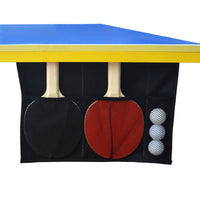 Bounce Back 9'x5' Regulation Ping Pong Table Tennis Set
