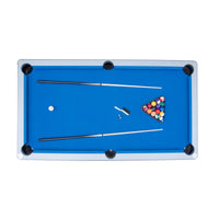 Maverick II 7-ft Pool Table with Table Tennis Top - Black with Blue Felt