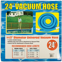 24′ x 1.5″ Deluxe Pool Vacuum Hose