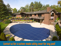 Yard Guard Deck-Lock Standard Mesh Rectangle In Ground Swimming Pool Safety Cover