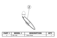 Replacement Part DD 102 - Dirt Demon Dive Float