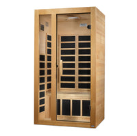 Dynamic Gracia Elite 1-2 Person Ultra Low EMF FAR IR Sauna