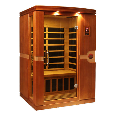 Dynamic Venice Elite 2-Person Low EMF Infrared Sauna | Plug and Play
