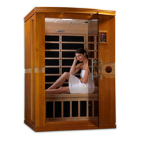 Dynamic Venice Elite 2-Person Low EMF Infrared Sauna | Plug and Play