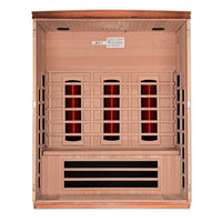 Dynamic Lugano 3 Person Full Spectrum IR Sauna