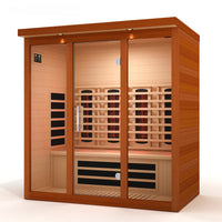 Dynamic Vila Grande 4 Person Full Spectrum Nero Zero EMF FAR IR Sauna