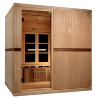 Golden Designs Catalonia Elite 8 Person Near Zero EMF FAR IR Sauna