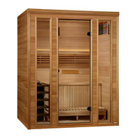 2025 Golden Designs Andermatt 3 Person Traditional Steam Sauna