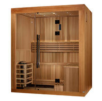 2025 Golden Designs Updated Copenhagen 3 Person Traditional Sauna