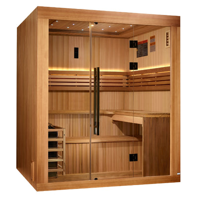 2025 Golden Designs Updated Osla 6 Person Traditional Sauna