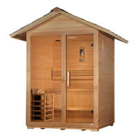 Golden Designs Arlberg 3 Person Traditional Outdoor Sauna