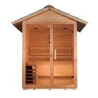 Golden Designs Arlberg 3 Person Traditional Outdoor Sauna