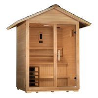 Golden Designs Arlberg 3 Person Traditional Outdoor Sauna