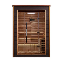 Golden Designs Narvik 2 Person Outdoor-Indoor Traditional Sauna
