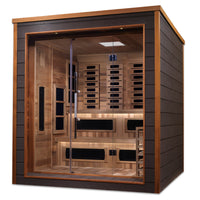 Golden Designs Karlstad 6 Person Outdoor-Indoor PureTech™ Hybrid Full Spectrum Sauna