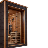 Golden Designs Karlstad 6 Person Outdoor-Indoor PureTech™ Hybrid Full Spectrum Sauna