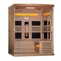 Golden Designs Reserve Edition 3 Person Near Zero EMF Full Spectrum with Himalayan Salt Bar