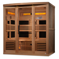 Golden Designs Reserve Edition 6 Person Near Zero EMF Full Spectrum with Himalayan Salt Bar