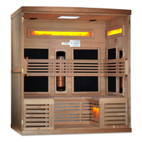 Golden Designs Reserve Edition 6 Person Near Zero EMF Full Spectrum with Himalayan Salt Bar