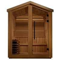 Golden Designs Kaarina 6 Person Barn Outdoor Traditional Sauna