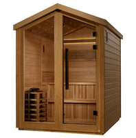 Golden Designs Kaarina 6 Person Barn Outdoor Traditional Sauna