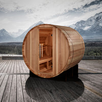 Golden Designs St. Moritz 2 Person Barrel Traditional Sauna