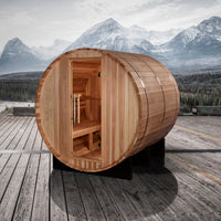 Golden Designs Arosa 4 Person Barrel Traditional Sauna