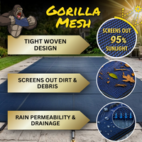 16-Year Gorilla Mesh In-Ground Pool Safety Cover