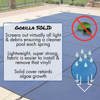 16-Year Gorilla Solid In-Ground Pool Safety Cover