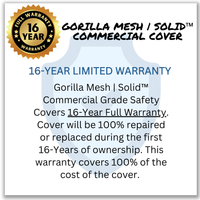 16-Year Gorilla Solid In-Ground Pool Safety Cover