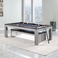 Genoa 7' or 8' Slate Pool Table With Dining Top