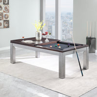 Genoa 7' or 8' Slate Pool Table With Dining Top