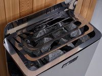 Golden Designs Soria 3 Person Hybrid Sauna (Indoor) Full Spectrum and Harvia Traditional Stove