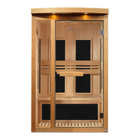 Pro 6 Fitness Fullmoon 5220-01 2 Person Near Zero EMF FAR Infrared Sauna