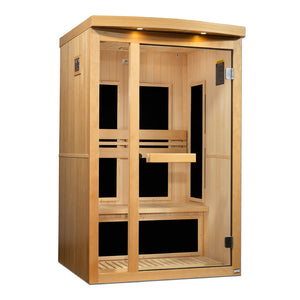 Pro 6 Fitness Fullmoon 2 Person Near Zero Ultra Low EMF FAR Infrared Sauna