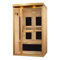 Pro 6 Fitness Fullmoon 5220-01 2 Person Near Zero EMF FAR Infrared Sauna