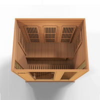 Maxxus 3 Person FAR Infrared Low EMF Sauna - Canadian Cedar