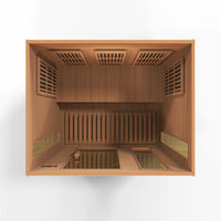 Maxxus 3 Person FAR Infrared Low EMF Sauna - Canadian Cedar