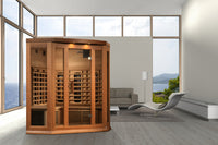 Maxxus 3 Person Full Spectrum IR Corner Sauna