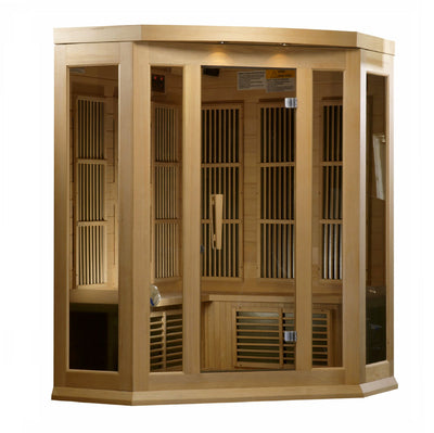Maxxus 3 Person Low EMF FAR IR Corner Sauna
