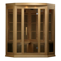 Maxxus 3 Person Low EMF FAR IR Corner Sauna